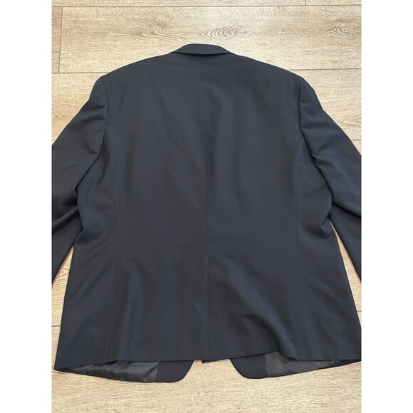 Michael Kors Suit Jacket Blazer Mens 50R Black 2 Button Wool - Picture 5 of 9